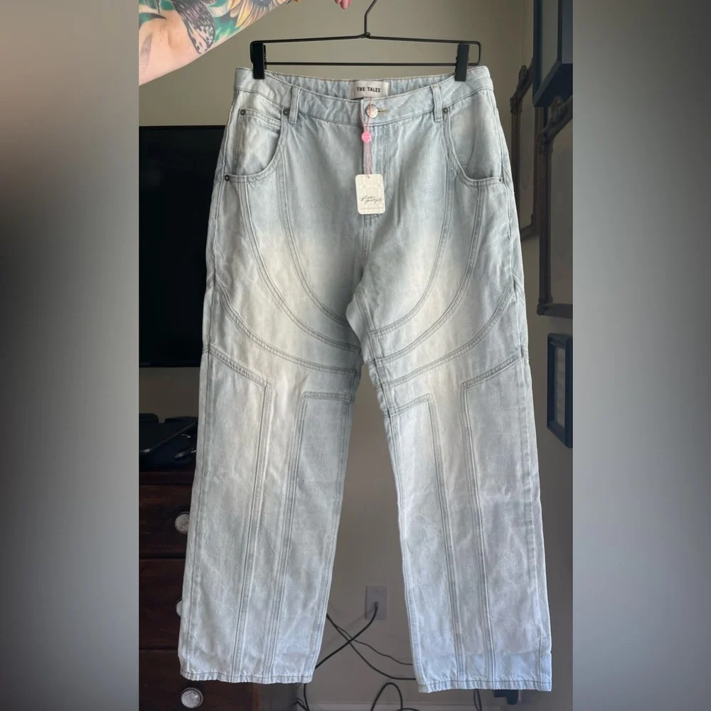 NWT- Free People x The Tales Lucky Boy Jeans - Picture 3 of 3